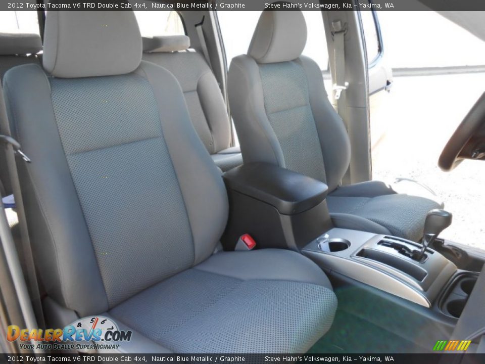 2012 Toyota Tacoma V6 TRD Double Cab 4x4 Nautical Blue Metallic / Graphite Photo #35