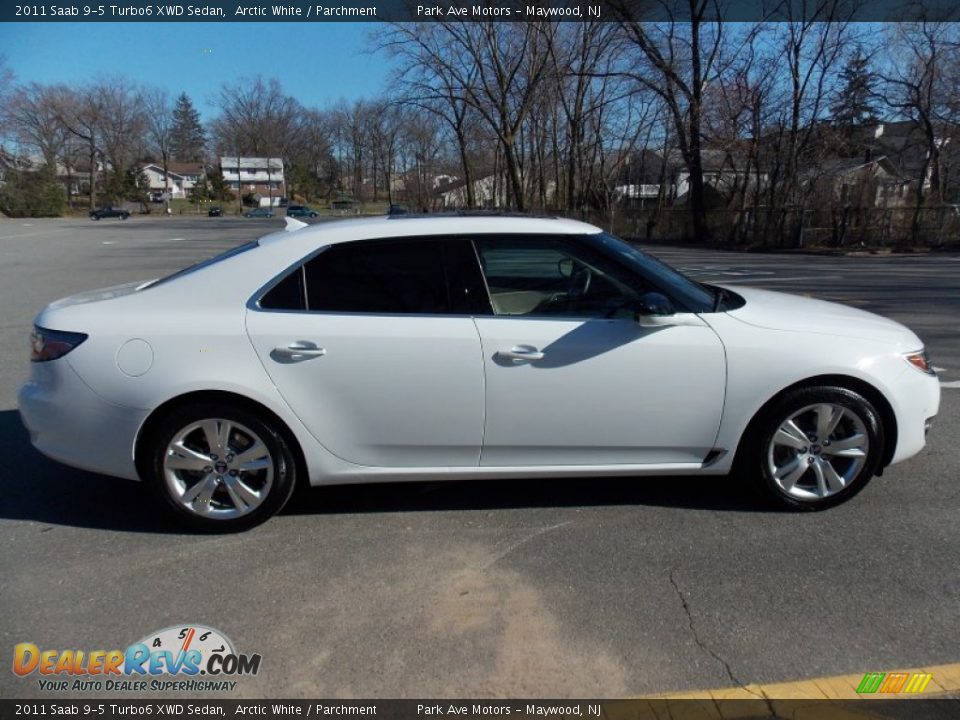 Arctic White 2011 Saab 9-5 Turbo6 XWD Sedan Photo #6