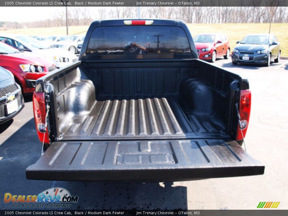 2005 Chevrolet Colorado LS Crew Cab Black / Medium Dark Pewter Photo #5