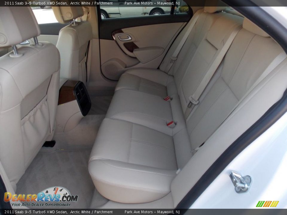 Rear Seat of 2011 Saab 9-5 Turbo6 XWD Sedan Photo #18