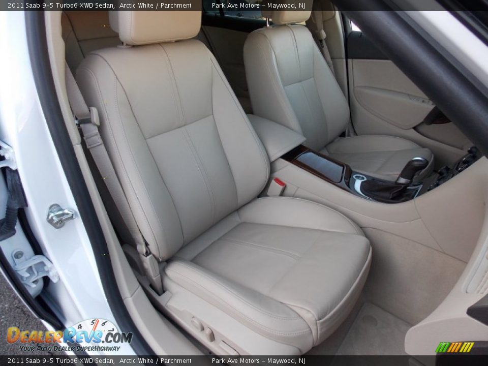 2011 Saab 9-5 Turbo6 XWD Sedan Arctic White / Parchment Photo #20