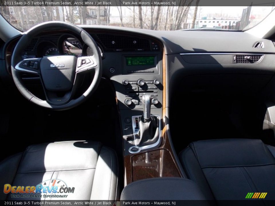 2011 Saab 9-5 Turbo4 Premium Sedan Arctic White / Jet Black Photo #12