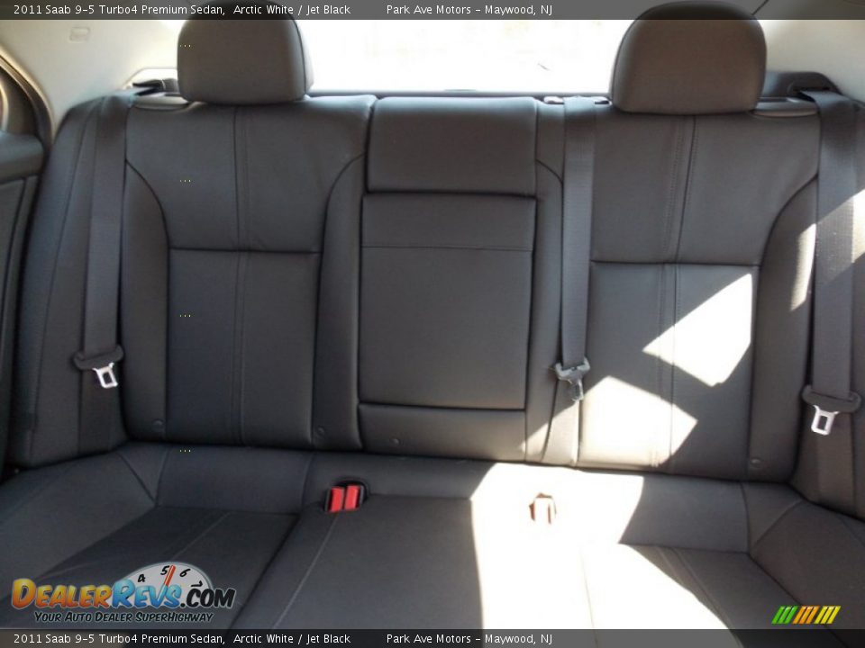 2011 Saab 9-5 Turbo4 Premium Sedan Arctic White / Jet Black Photo #14