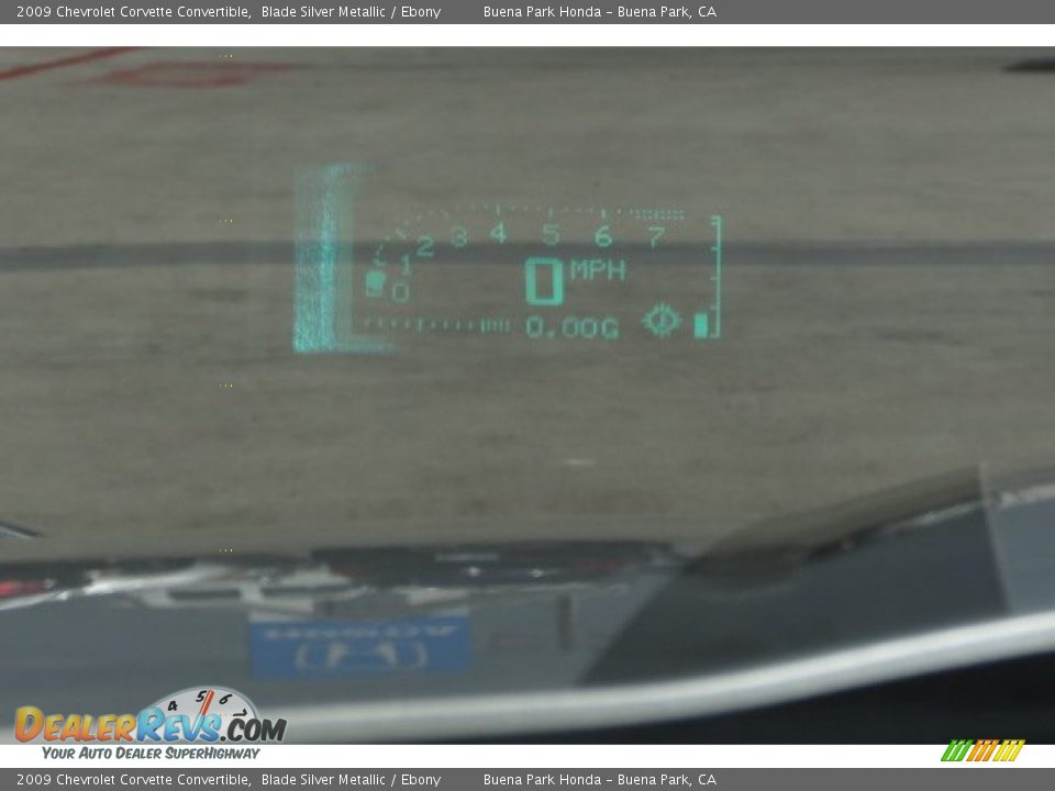 2009 Chevrolet Corvette Convertible Blade Silver Metallic / Ebony Photo #3