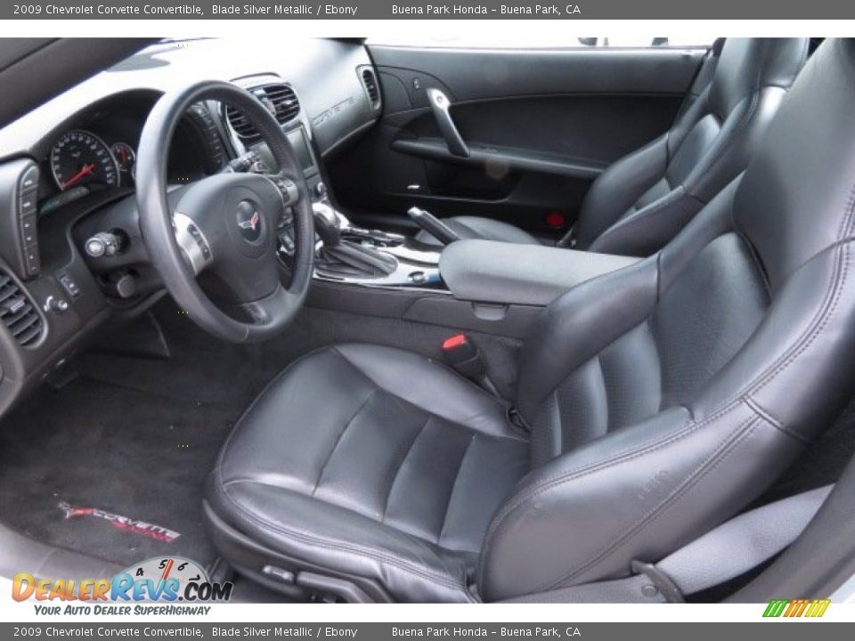 2009 Chevrolet Corvette Convertible Blade Silver Metallic / Ebony Photo #5