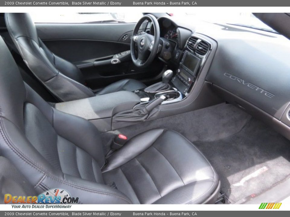 2009 Chevrolet Corvette Convertible Blade Silver Metallic / Ebony Photo #6