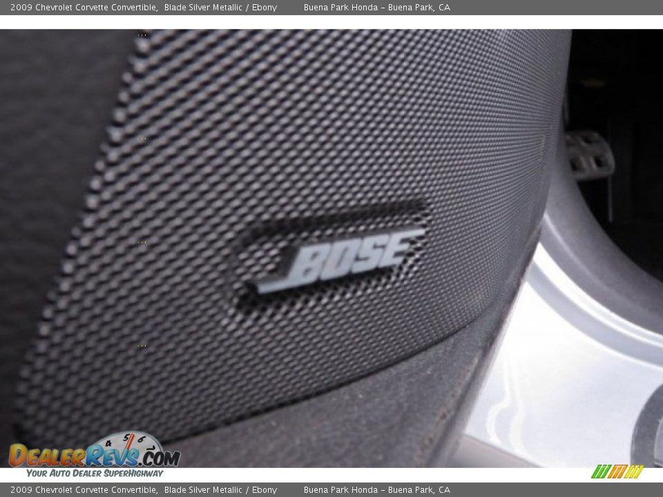 2009 Chevrolet Corvette Convertible Blade Silver Metallic / Ebony Photo #7