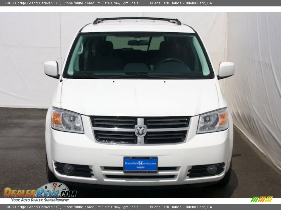 2008 Dodge Grand Caravan SXT Stone White / Medium Slate Gray/Light Shale Photo #7