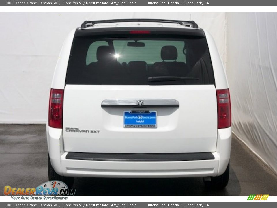 2008 Dodge Grand Caravan SXT Stone White / Medium Slate Gray/Light Shale Photo #9