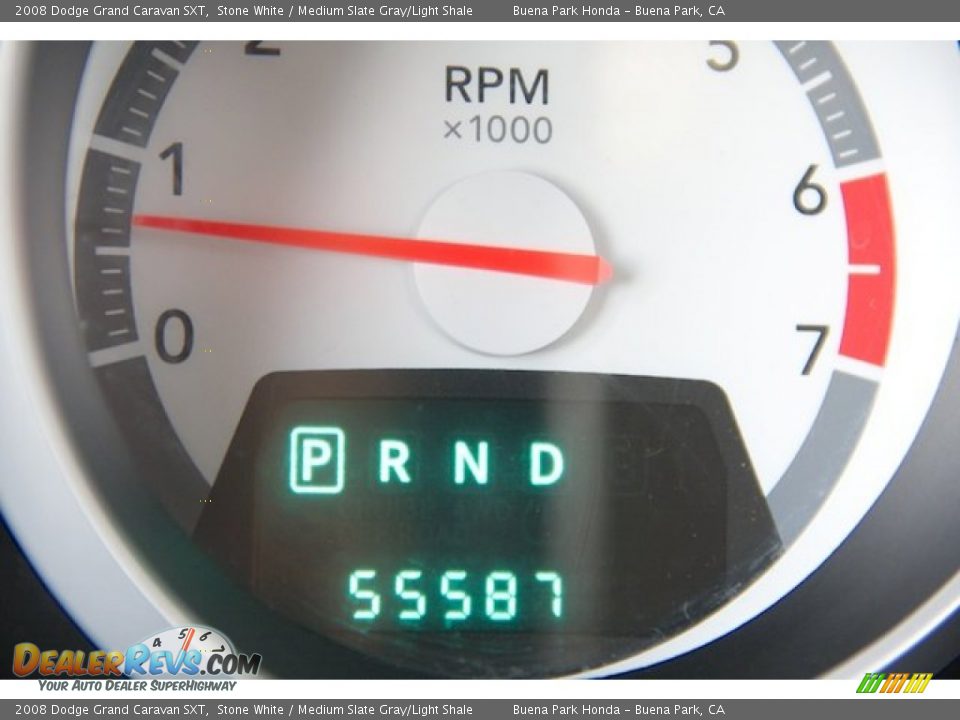 2008 Dodge Grand Caravan SXT Stone White / Medium Slate Gray/Light Shale Photo #12