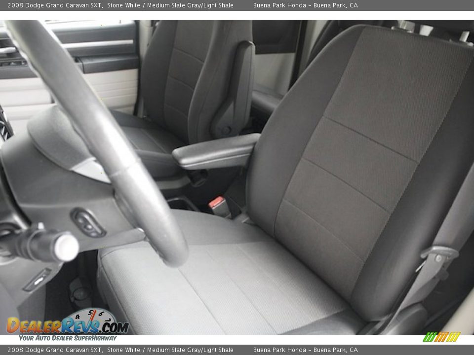 2008 Dodge Grand Caravan SXT Stone White / Medium Slate Gray/Light Shale Photo #14