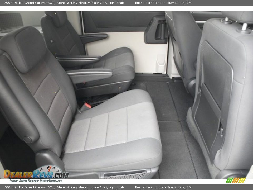 2008 Dodge Grand Caravan SXT Stone White / Medium Slate Gray/Light Shale Photo #21