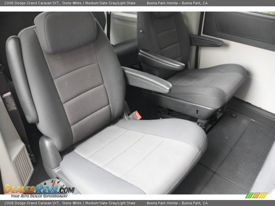 2008 Dodge Grand Caravan SXT Stone White / Medium Slate Gray/Light Shale Photo #22