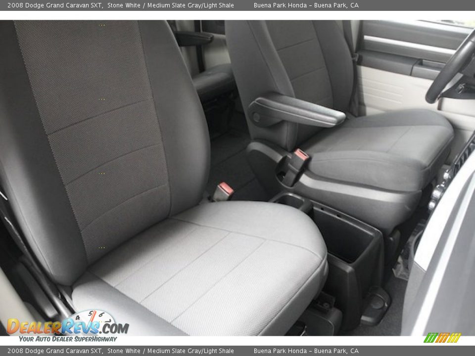 2008 Dodge Grand Caravan SXT Stone White / Medium Slate Gray/Light Shale Photo #27