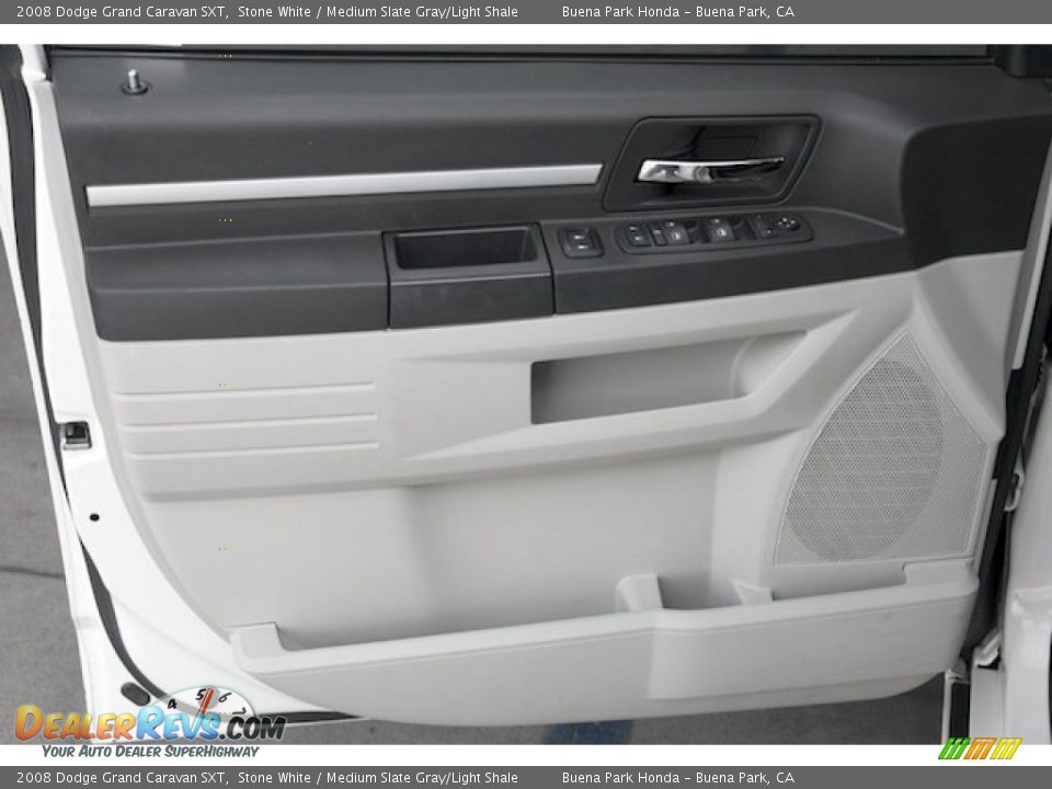 2008 Dodge Grand Caravan SXT Stone White / Medium Slate Gray/Light Shale Photo #29