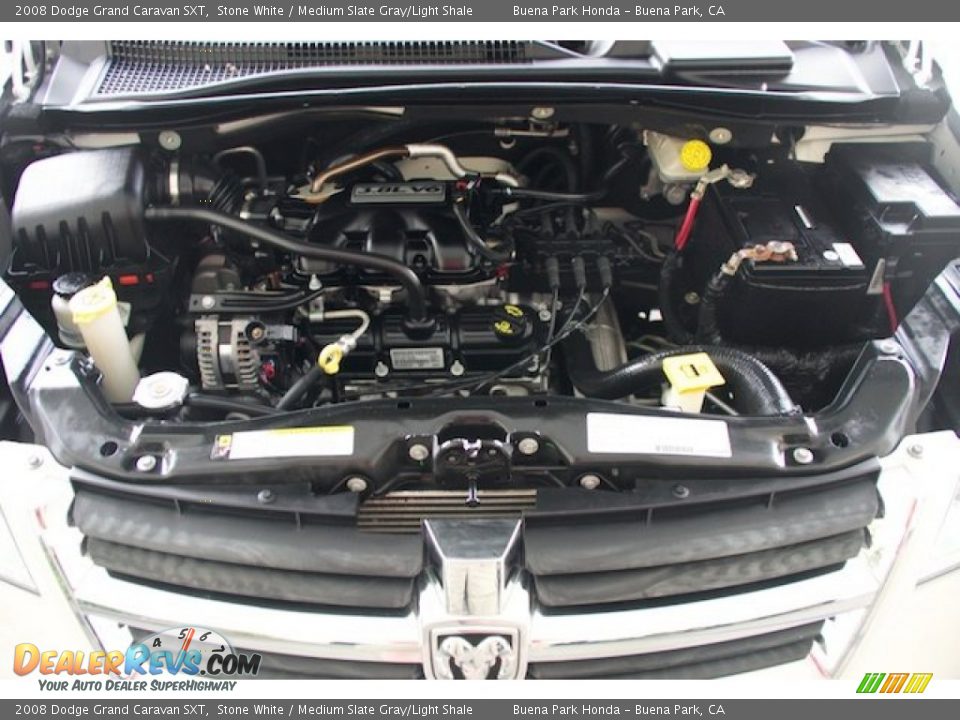 2008 Dodge Grand Caravan SXT Stone White / Medium Slate Gray/Light Shale Photo #31