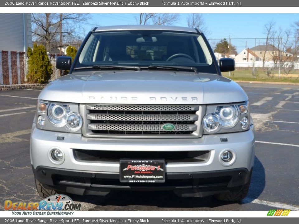 2006 Land Rover Range Rover Sport HSE Zambezi Silver Metallic / Ebony Black Photo #2