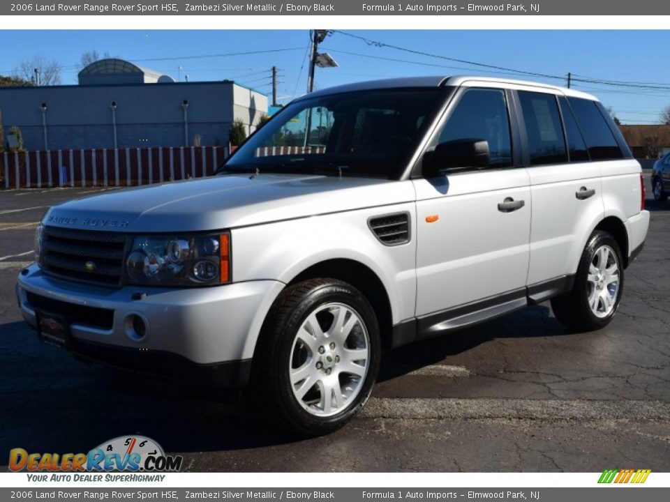 2006 Land Rover Range Rover Sport HSE Zambezi Silver Metallic / Ebony Black Photo #3