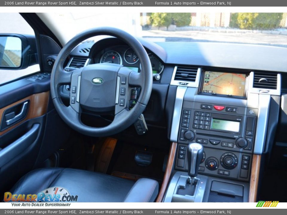 2006 Land Rover Range Rover Sport HSE Zambezi Silver Metallic / Ebony Black Photo #10