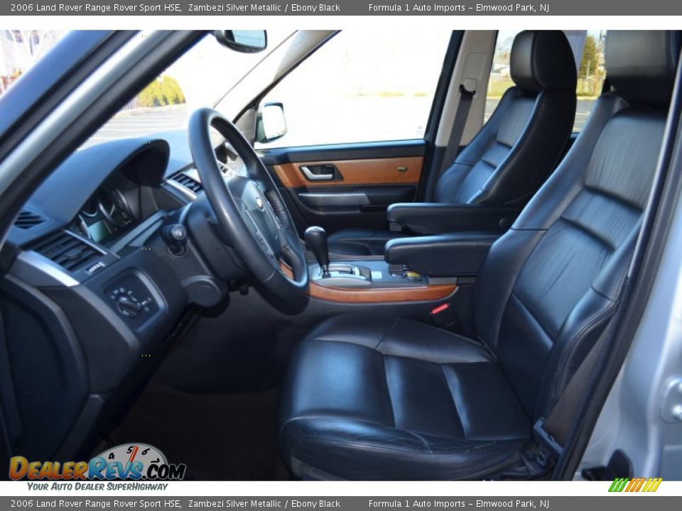 2006 Land Rover Range Rover Sport HSE Zambezi Silver Metallic / Ebony Black Photo #11