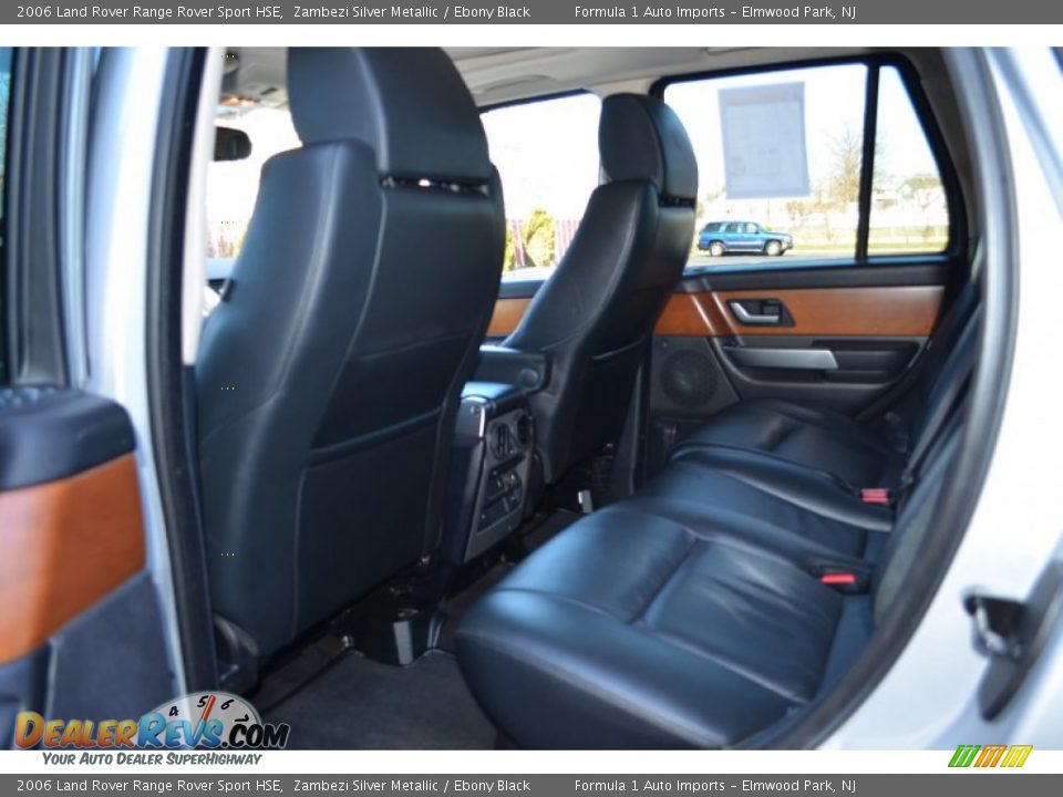 2006 Land Rover Range Rover Sport HSE Zambezi Silver Metallic / Ebony Black Photo #12