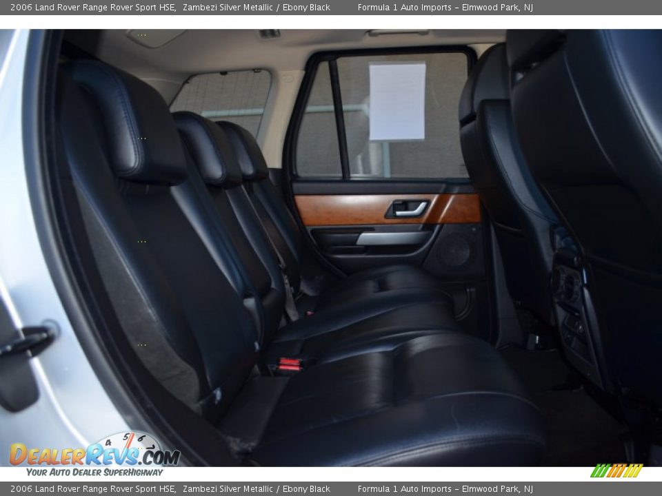 2006 Land Rover Range Rover Sport HSE Zambezi Silver Metallic / Ebony Black Photo #13