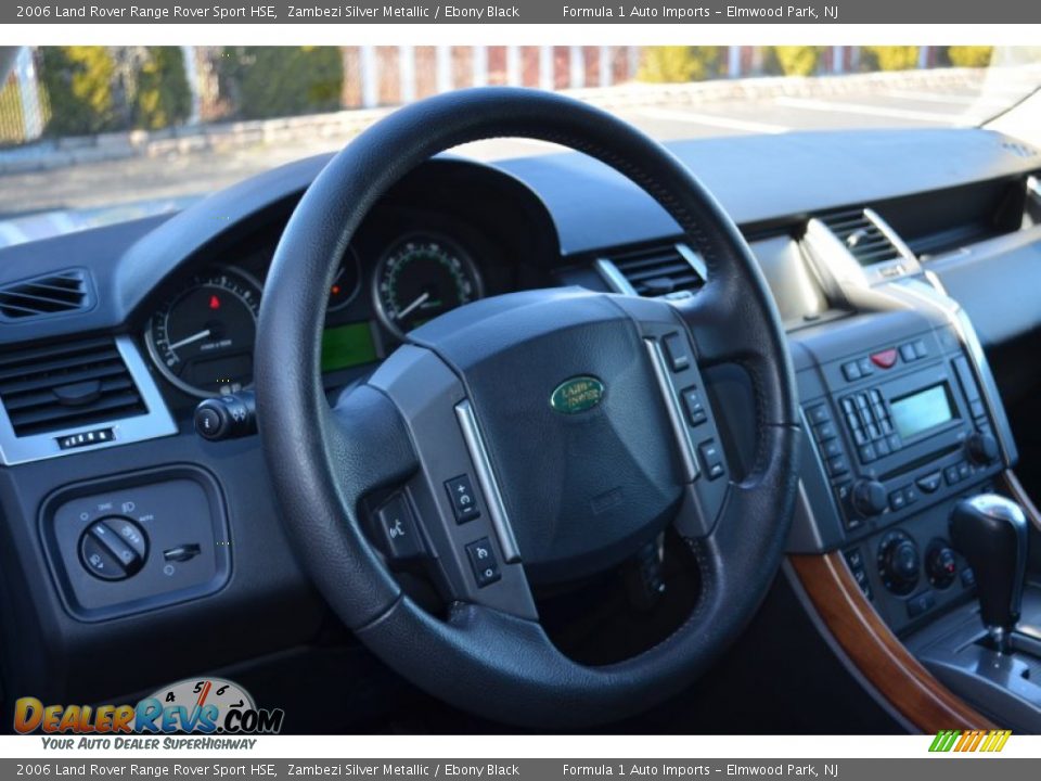 2006 Land Rover Range Rover Sport HSE Zambezi Silver Metallic / Ebony Black Photo #15
