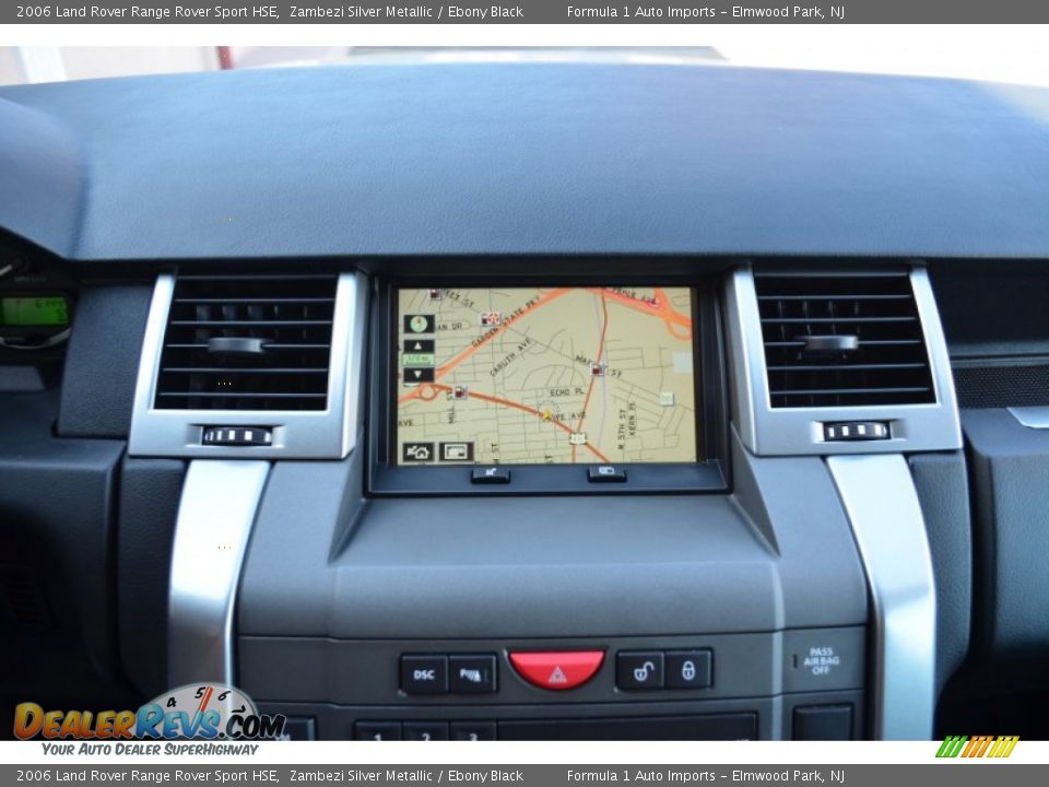 2006 Land Rover Range Rover Sport HSE Zambezi Silver Metallic / Ebony Black Photo #16