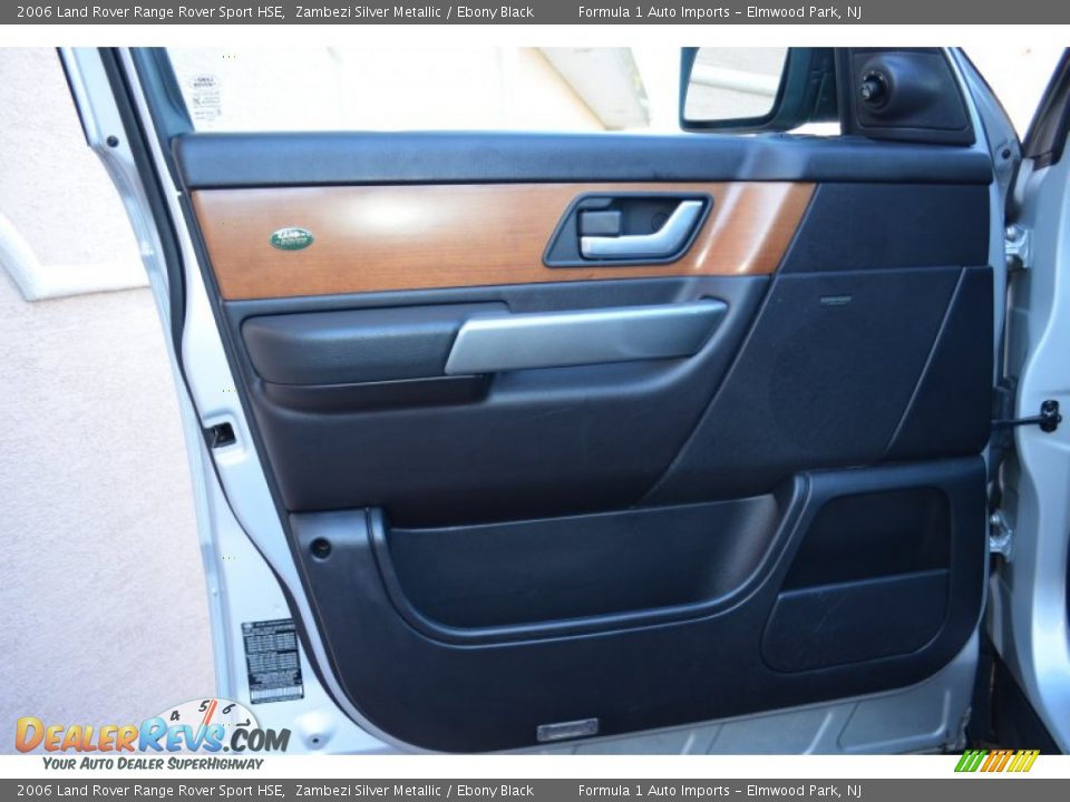 2006 Land Rover Range Rover Sport HSE Zambezi Silver Metallic / Ebony Black Photo #21