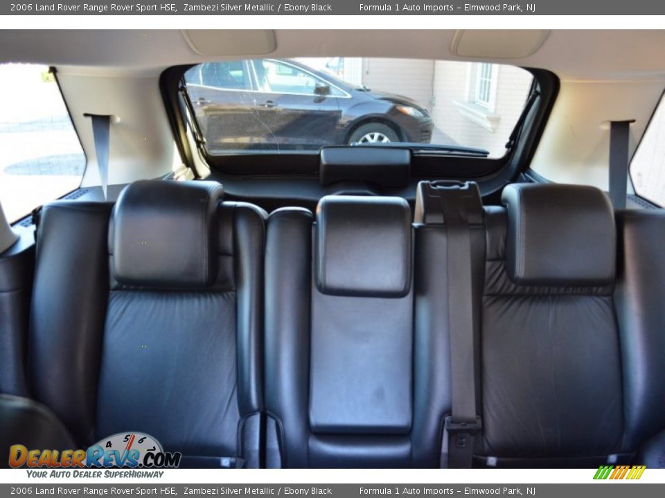 2006 Land Rover Range Rover Sport HSE Zambezi Silver Metallic / Ebony Black Photo #26