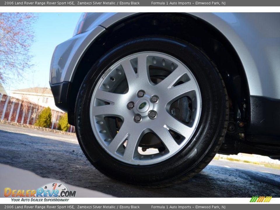 2006 Land Rover Range Rover Sport HSE Zambezi Silver Metallic / Ebony Black Photo #29