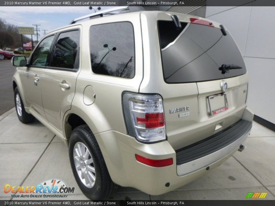 2010 Mercury Mariner V6 Premier 4WD Gold Leaf Metallic / Stone Photo #3