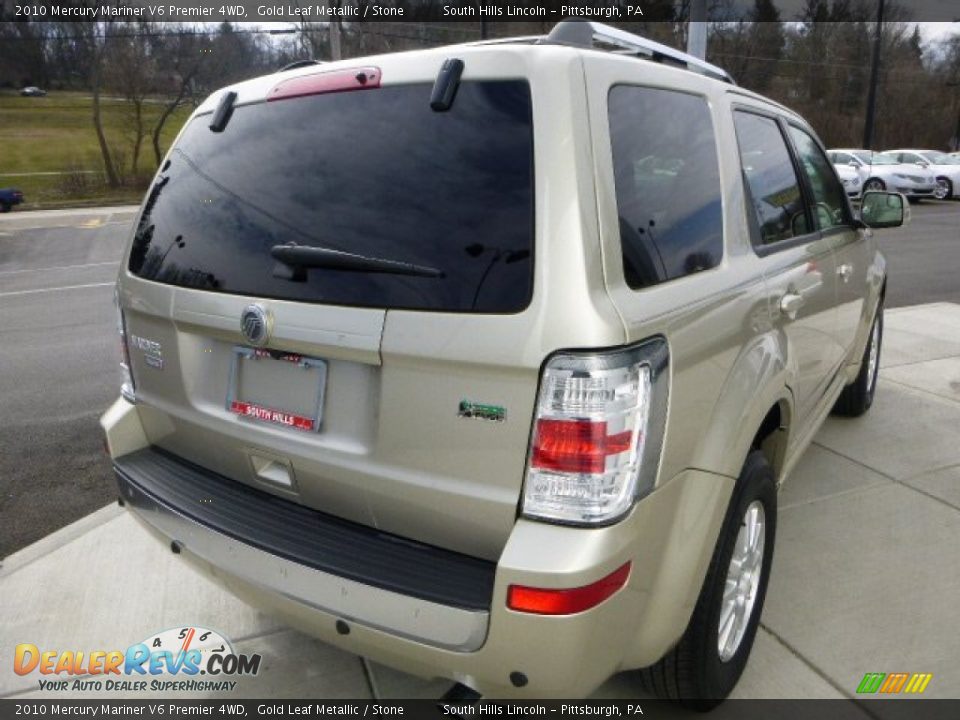 2010 Mercury Mariner V6 Premier 4WD Gold Leaf Metallic / Stone Photo #5