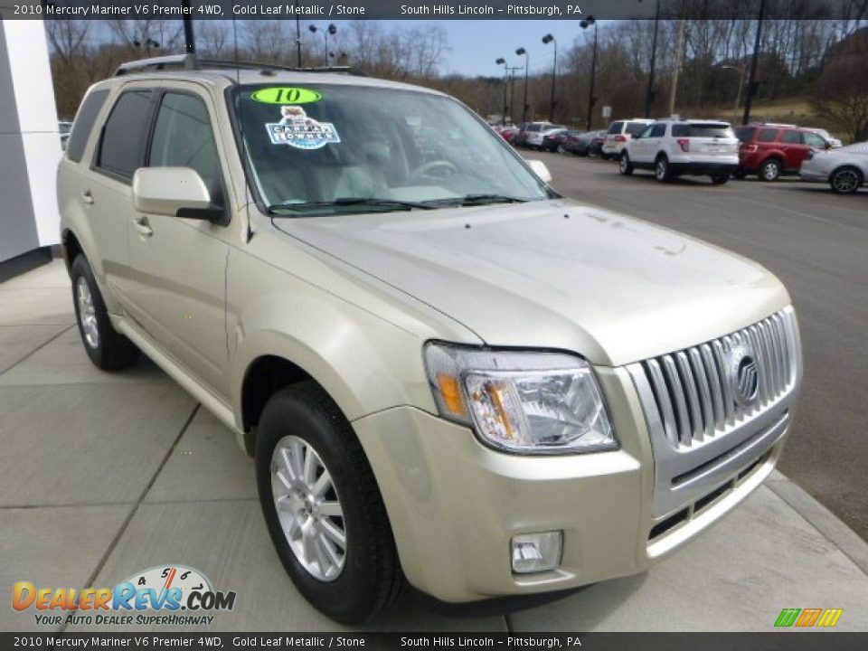 2010 Mercury Mariner V6 Premier 4WD Gold Leaf Metallic / Stone Photo #7