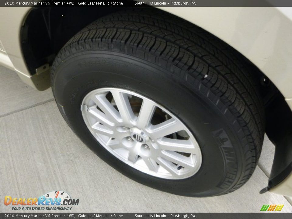 2010 Mercury Mariner V6 Premier 4WD Gold Leaf Metallic / Stone Photo #9