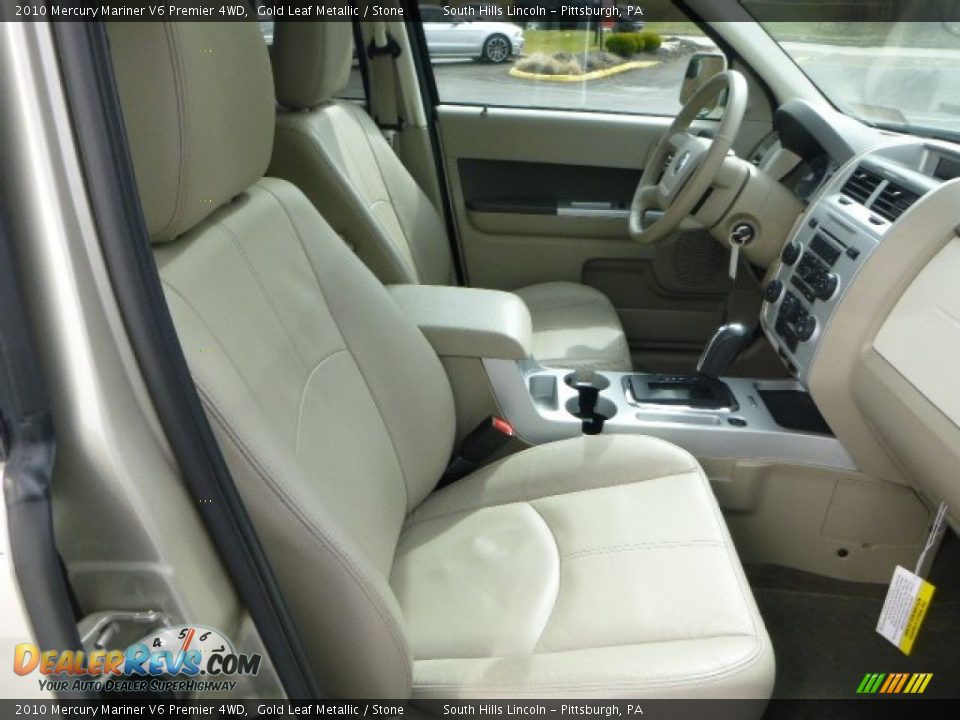 2010 Mercury Mariner V6 Premier 4WD Gold Leaf Metallic / Stone Photo #10