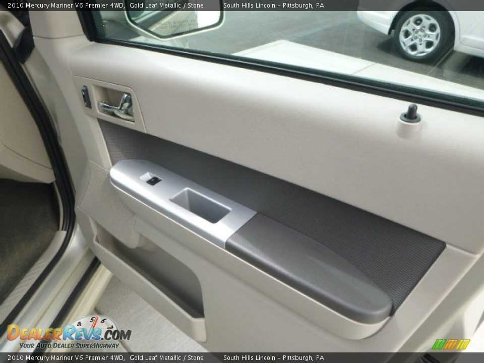 2010 Mercury Mariner V6 Premier 4WD Gold Leaf Metallic / Stone Photo #12