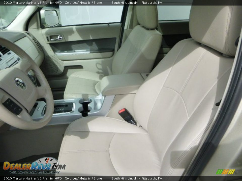 2010 Mercury Mariner V6 Premier 4WD Gold Leaf Metallic / Stone Photo #15