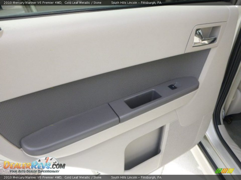 2010 Mercury Mariner V6 Premier 4WD Gold Leaf Metallic / Stone Photo #18