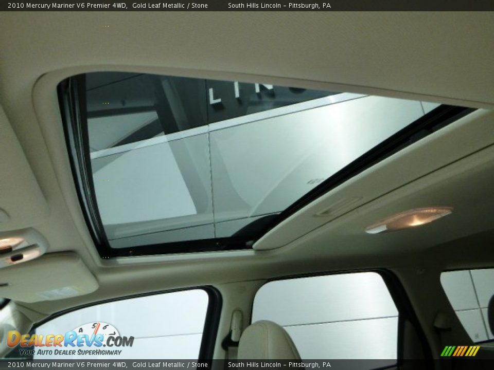 2010 Mercury Mariner V6 Premier 4WD Gold Leaf Metallic / Stone Photo #20