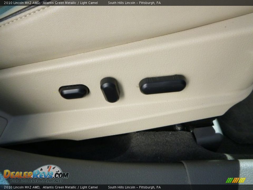 2010 Lincoln MKZ AWD Atlantis Green Metallic / Light Camel Photo #12
