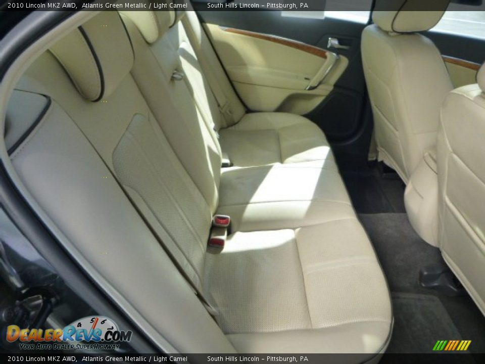 2010 Lincoln MKZ AWD Atlantis Green Metallic / Light Camel Photo #13