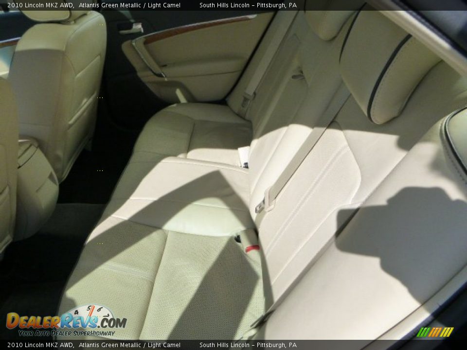 2010 Lincoln MKZ AWD Atlantis Green Metallic / Light Camel Photo #15