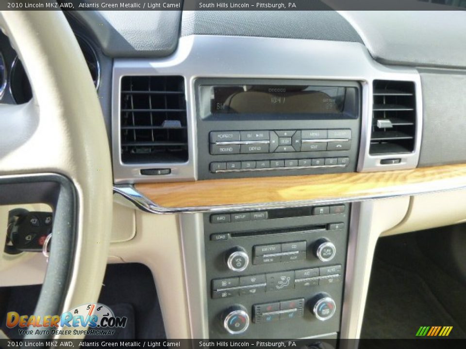 2010 Lincoln MKZ AWD Atlantis Green Metallic / Light Camel Photo #23