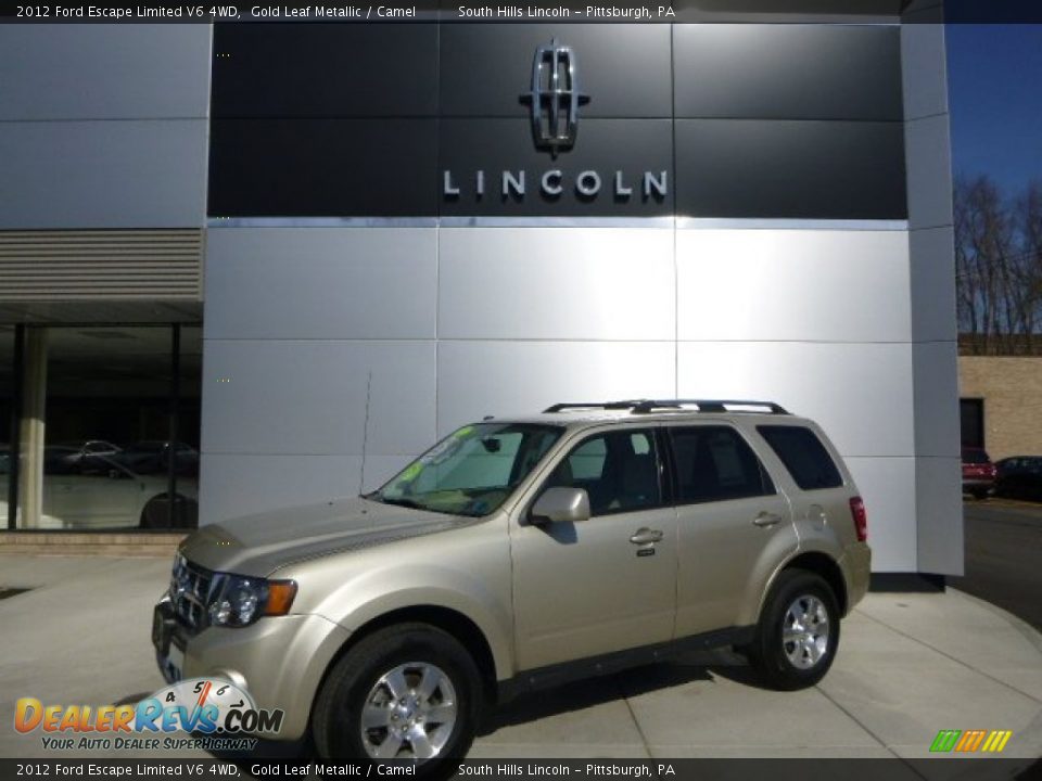 2012 Ford Escape Limited V6 4WD Gold Leaf Metallic / Camel Photo #1