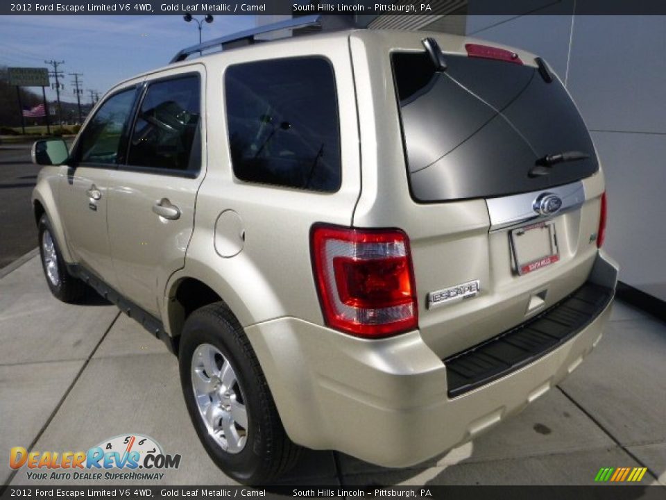 2012 Ford Escape Limited V6 4WD Gold Leaf Metallic / Camel Photo #3