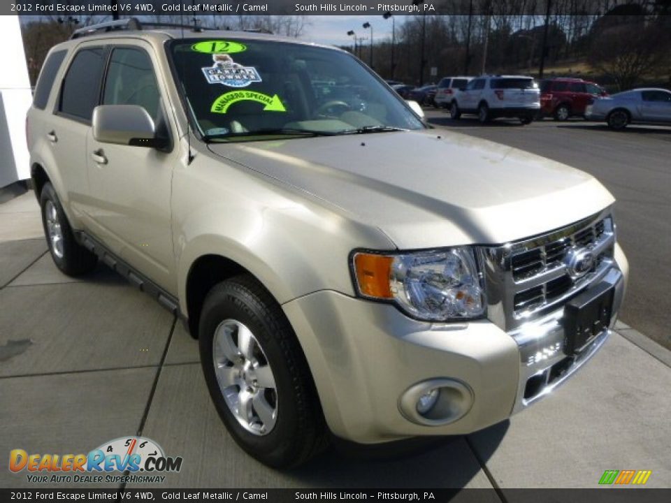 2012 Ford Escape Limited V6 4WD Gold Leaf Metallic / Camel Photo #7