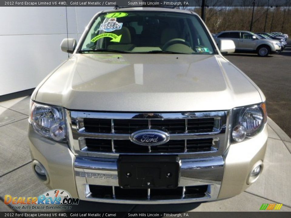 2012 Ford Escape Limited V6 4WD Gold Leaf Metallic / Camel Photo #8