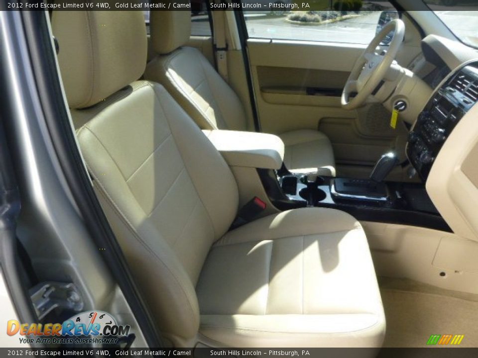 2012 Ford Escape Limited V6 4WD Gold Leaf Metallic / Camel Photo #10