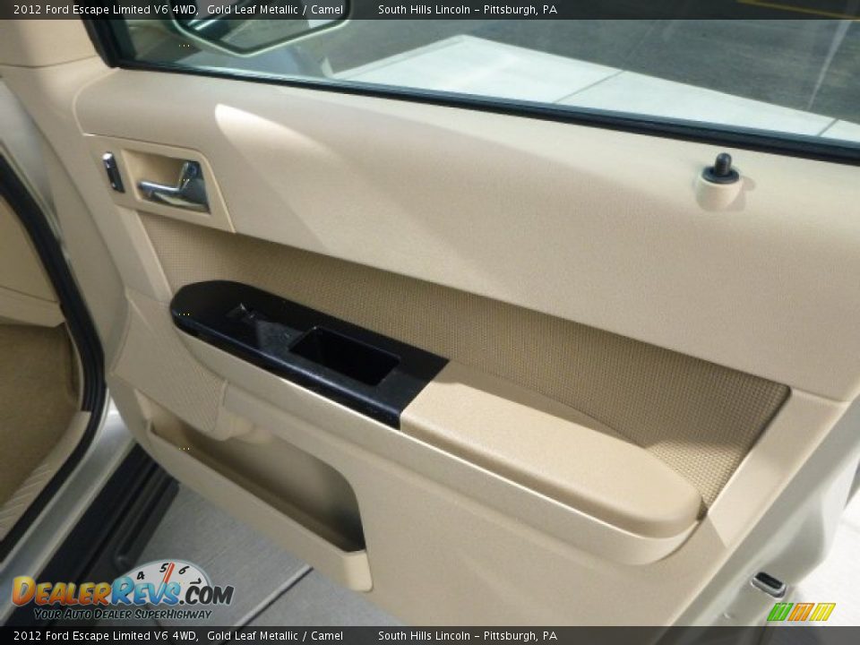 2012 Ford Escape Limited V6 4WD Gold Leaf Metallic / Camel Photo #12